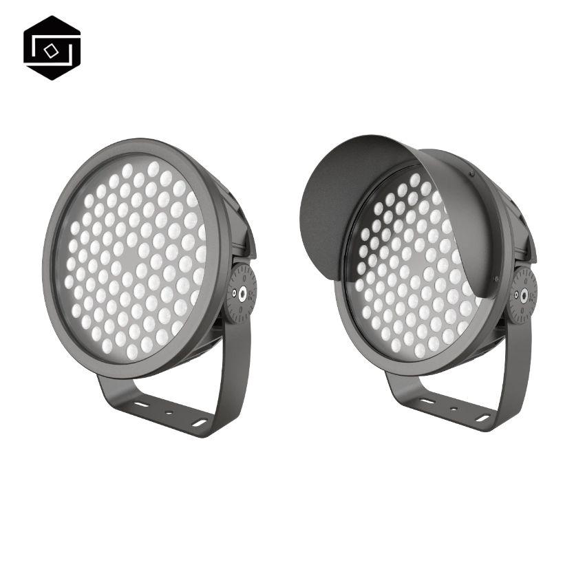 150W 200W RGBW 4 in 1 floodligh for outdoor landscape hotel architectural ,Mountain,building, outdoor full color DMX
