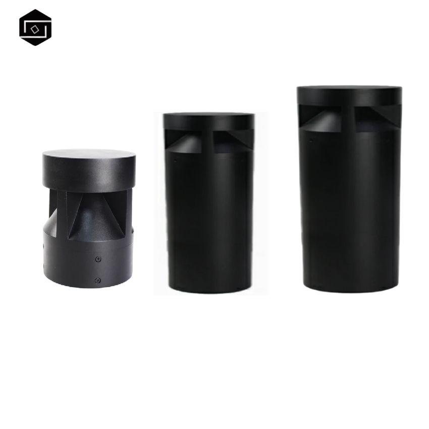 12W LED Bollard Lawn Light Landscape Waterproof Aluminum for Garden Lighting H30cm 60cm 80cm