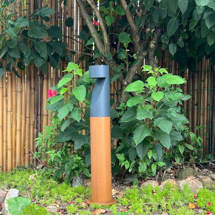 Special Design Wood Finish Landscape LED Bollard Light for Garden Lighting
