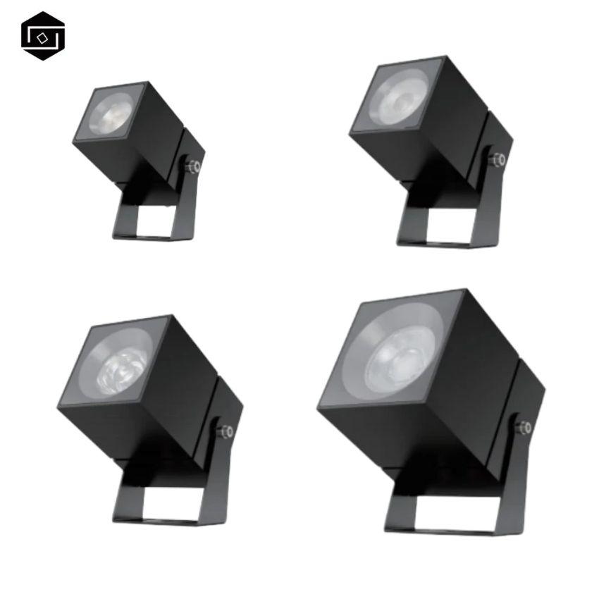 New LED outdoor IP66 waterproof spotlight with honeycomb net for garden and courtyard outdoor landscape