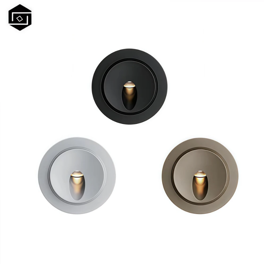 LED outdoor step footlight waterproof IP65 embedded luminous 2W fence footlight