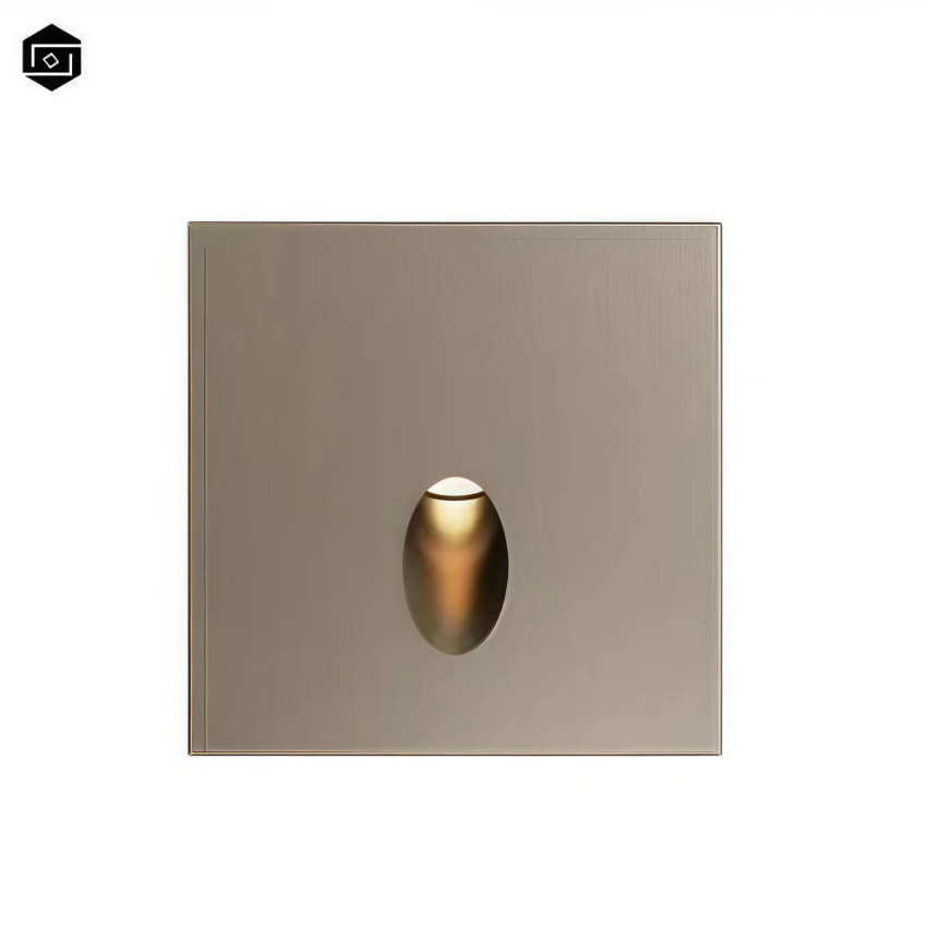 Square Aluminum 2W Outdoor Waterproof Corridor Step Lighting