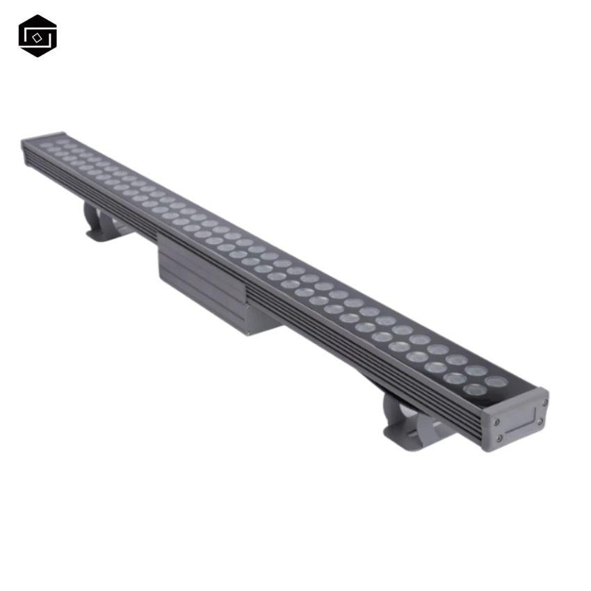 LED Outdoor Linear Landscape Lighting RGBW Color DMX512 Control Wall Washer 72W 96W Linear Floodlight