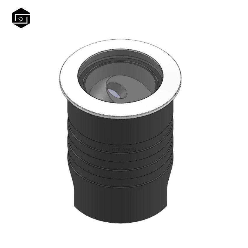 LED outdoor 2W underground light adjustable angle DC24V outdoor garden embedded underground light