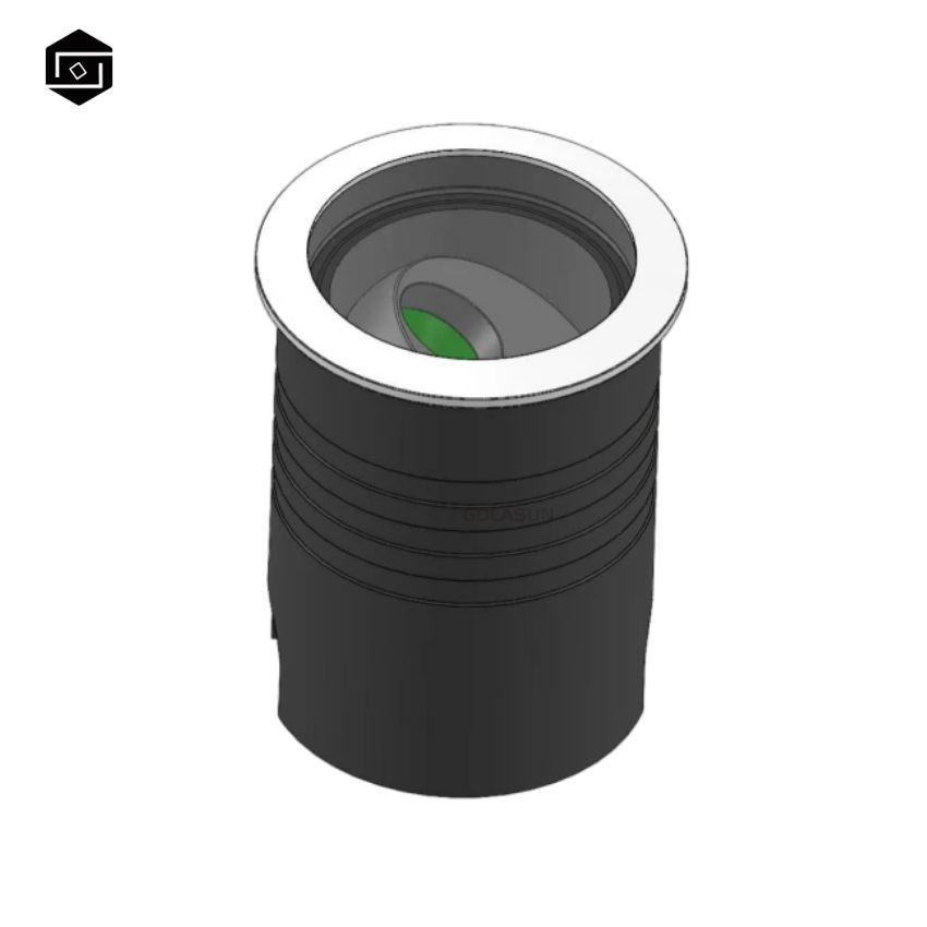 LED outdoor 5W adjustable angle buried lamp DC24V hotel corridor embedded underground lamp