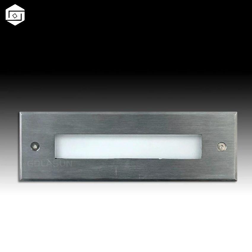 Waterproof Outdoor LED Stair Step Light 2.8W LED Recessed Wall Corner Light LED Footlight Light