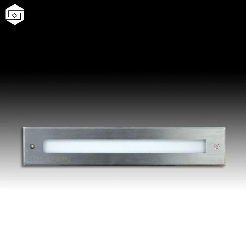 316L Aluminum AC220V 12W Waterproof IP65 Single Color RGBW LED Recessed Wall Light Floodlight