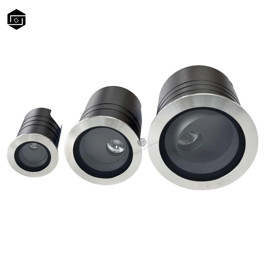 Adjustable angle inground light uplight 316L Stainless steel waterproof IP67 IK10 wattage 2W/3W/4W/5W/7W/8W