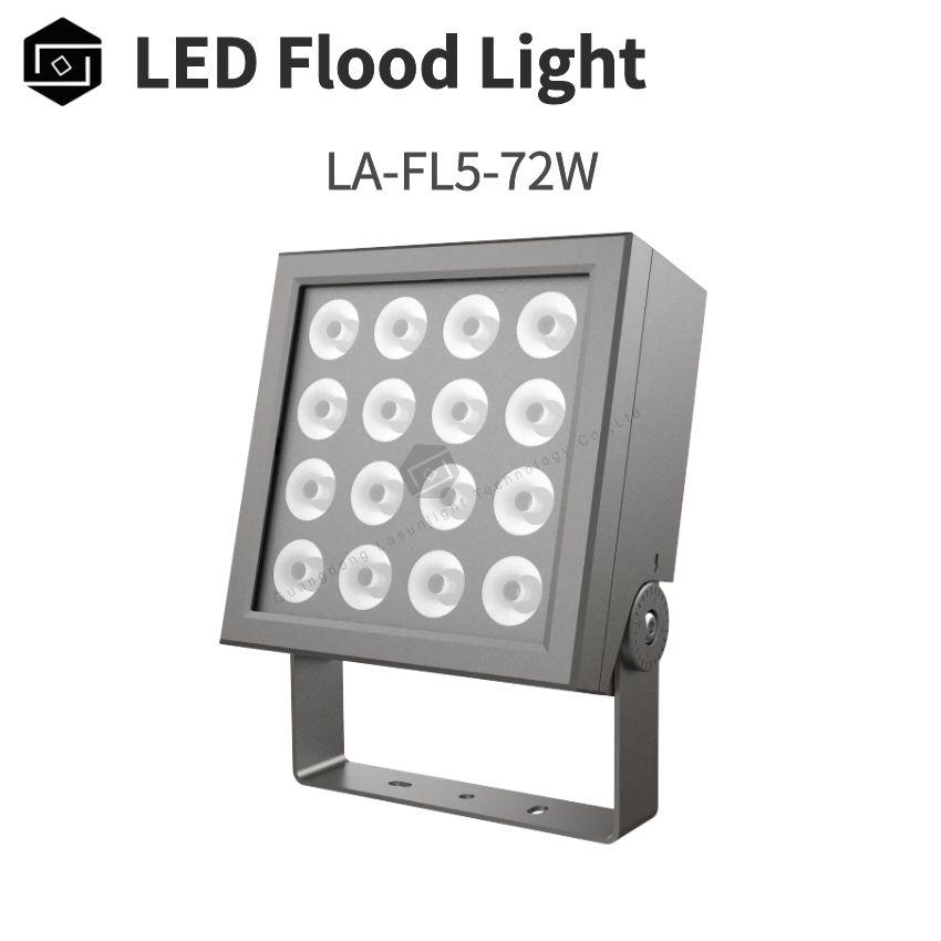 LED Outdoor Floodlight 72W Waterproof IP66 Building Facade DC24V AC85V-265V ON/OFF DMX Floodlight, Mountain Floodlight
