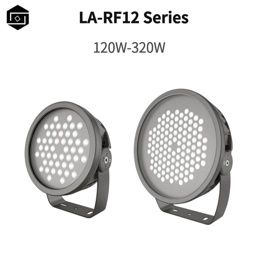 150W 200W 240W 320W LED Outdoor Floodlights Single Color RGB RGBW 4IN1 DALI DMX512 Outdoor Waterproof IP66 Landscape Lighting High-Power Spotlights and Floodlights