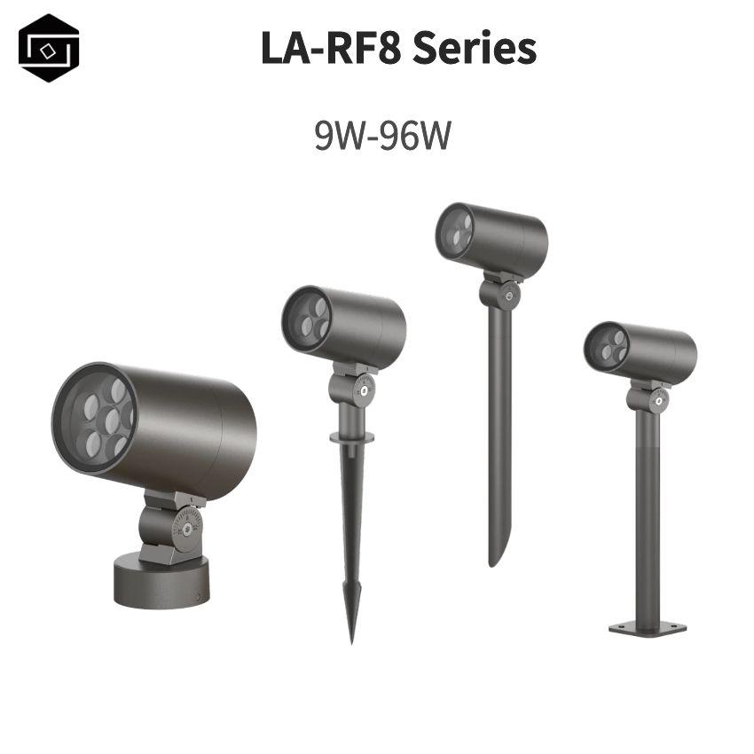 9W 18W 24W 36W 48W 72W 96W LED DMX512 RGBW 4IN1 PWM DALI Outdoor Waterproof Spotlights Lighting Fixtures Pole-Mounted Outdoor Spotlights