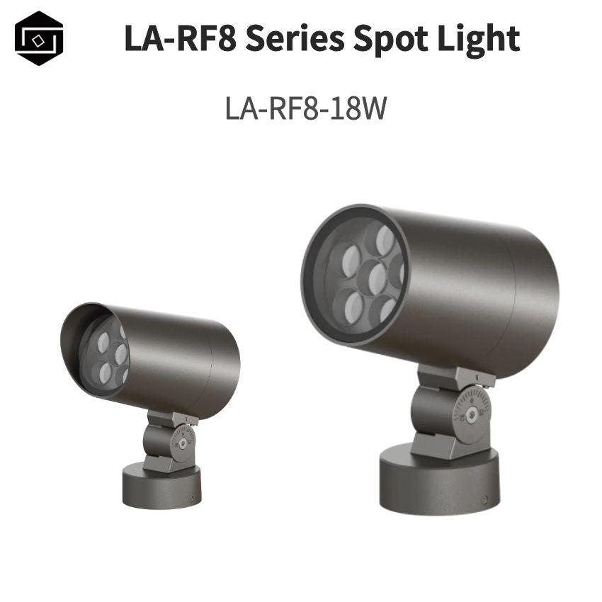 LED outdoor spotlight with modern design 18W spotlight waterproof IP66 DC24V AC220V outdoor landscape path light garden yard lawn lamp