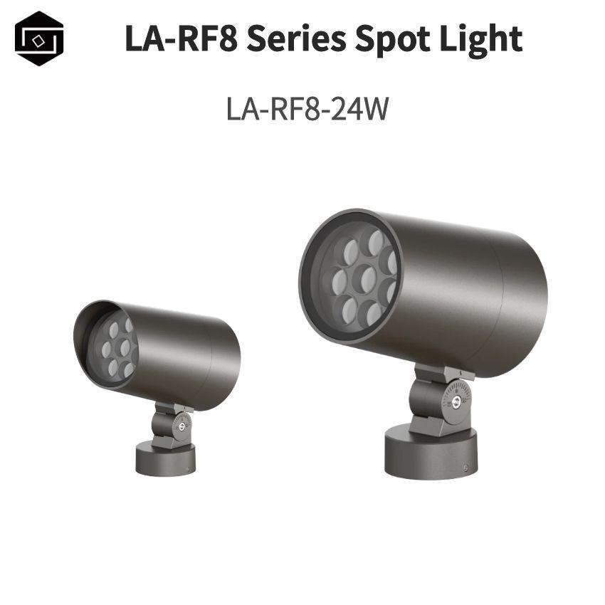 AC220V DC24V 24W LED Outdoor Waterproof IP66 Garden Spotlight Single Color RGB RGBW 4IN1 Spotlight Landscape Spike Light Architectural Lighting Plaza Lighting