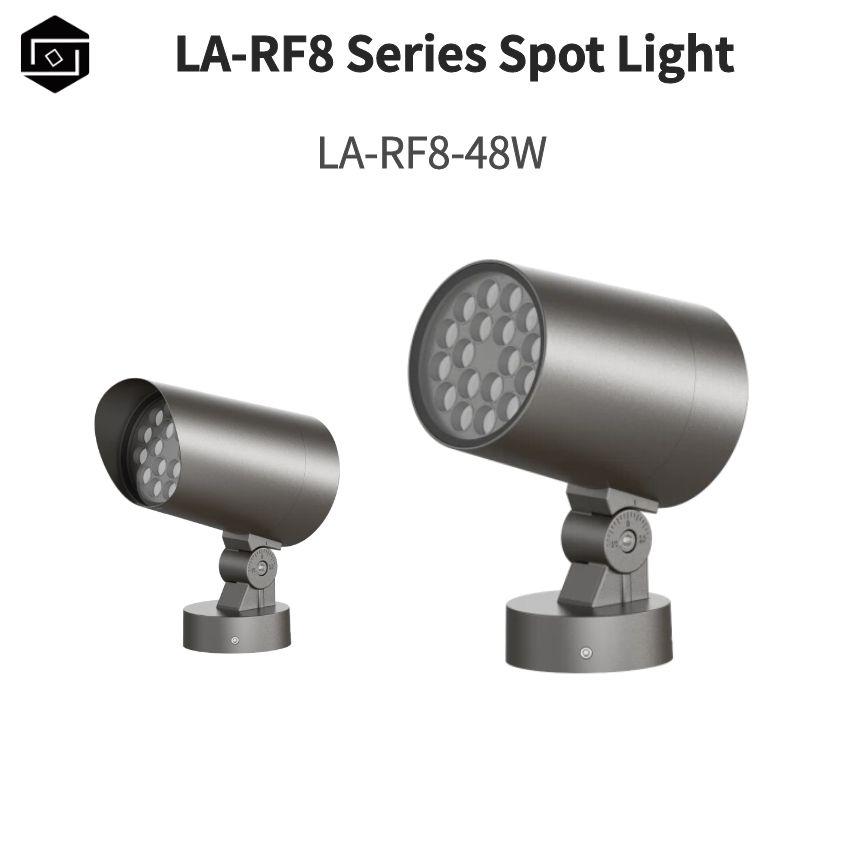 IP66 LED Outdoor Spotlight 48W Aluminum DMX512 DALI Floodlight  Waterproof Projector Light Garden Landscape Light Plaza Spotlight Lighting