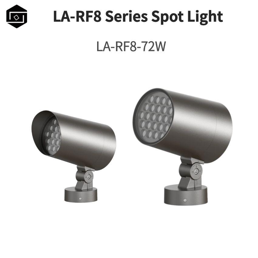 LED Outdoor Flood Light 72W High-Power Projector Light, DMX512 DALI Outdoor Waterproof IP66 Spotlight Low Voltage High Voltage Building Facade Lighting Highway Lighting Pole-Mounted Lighting