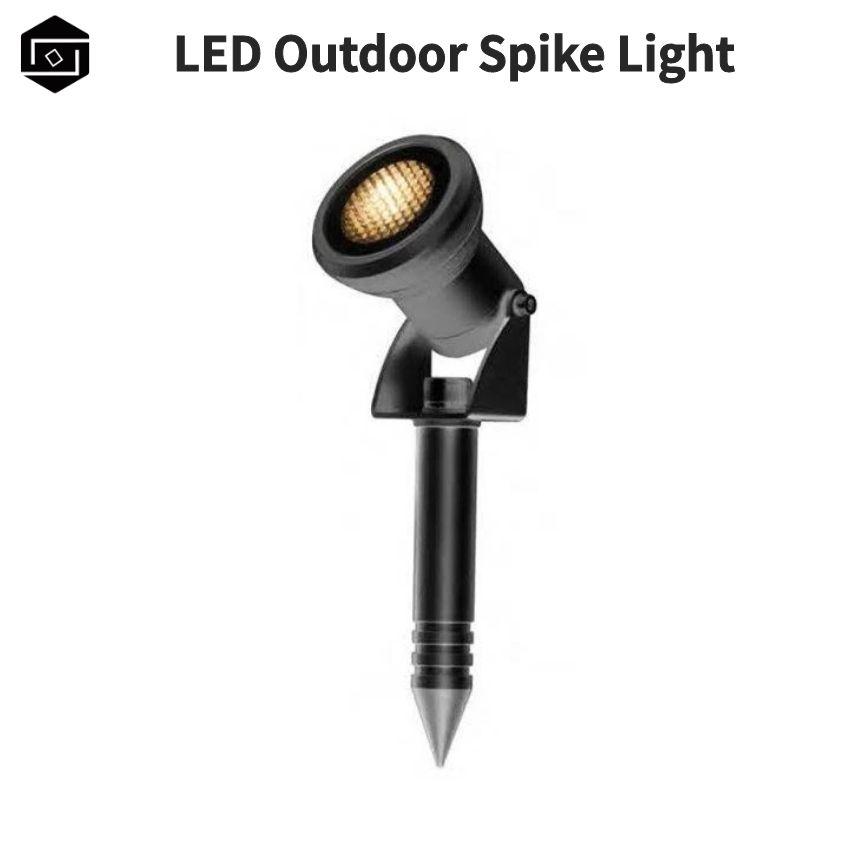  LED Garden Spike Light 3W Outdoor Waterproof Aluminum 100-240V DC24V CCT 3000K
