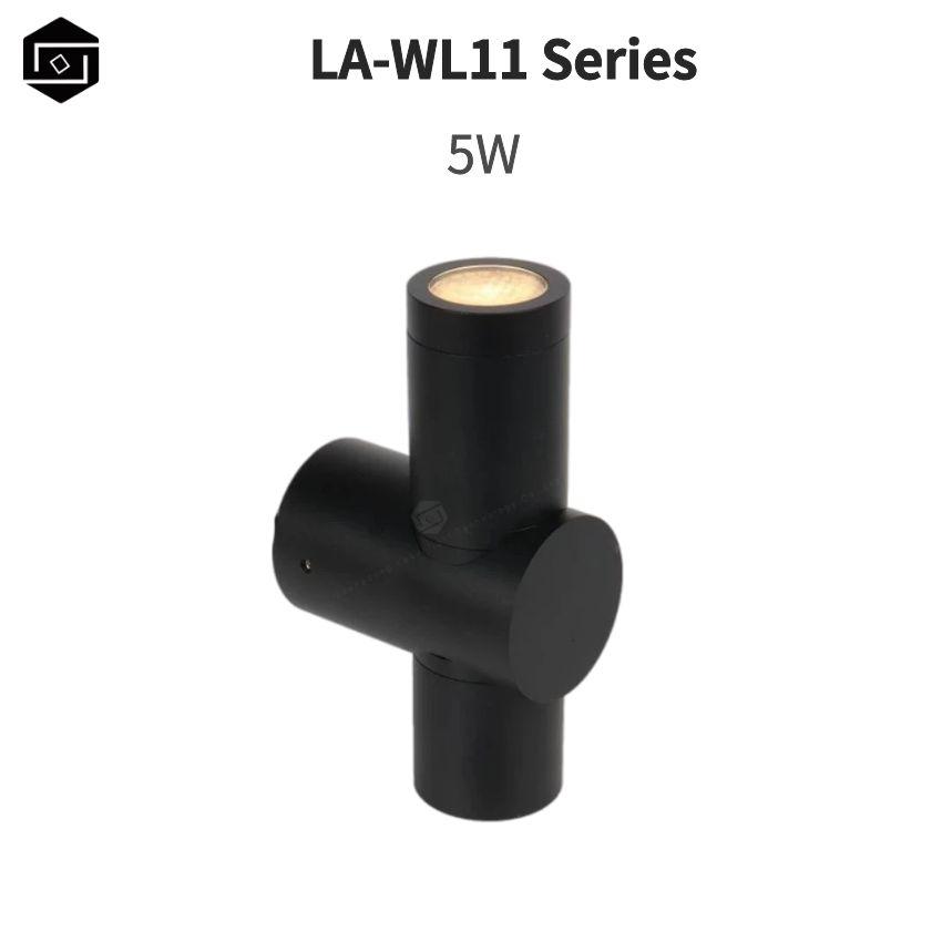 LED Outdoor Wall Light, 5W Single-Head Lighting Fixture, Wall-Mounted, Outdoor Waterproof IP65, Villa Corridor Lighting