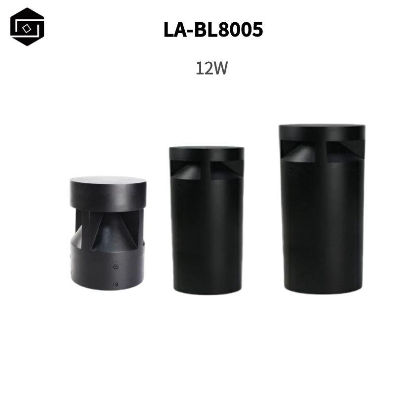 12W LED Bollard Lawn Light Landscape Waterproof Aluminum for Garden Lighting H30cm 60cm 80cm
