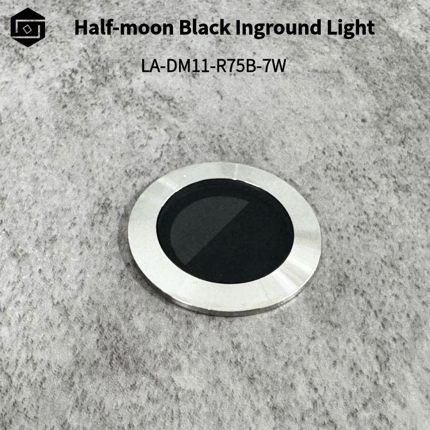 LED outdoor waterproof IP67 stainless steel underground lighting 7W recessed half light anti-glare underground light