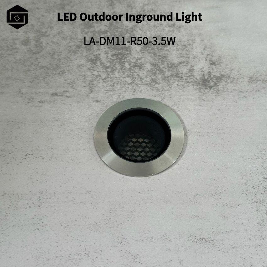 Outdoor Underground Light DC24V 3.5W Waterproof IP67 LED Landscape Light Suitable for Decks Gardens Sidewalks and Pathways