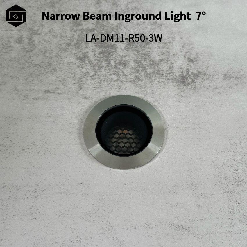 LED outdoor underground light 7W outdoor waterproof IP67 IK10 uplight lighting narrow beam garden facade light