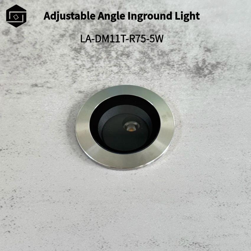 LED outdoor underground light with adjustable angle 5W DC24V outdoor waterproof IP67 IK10 garden light  driveway light