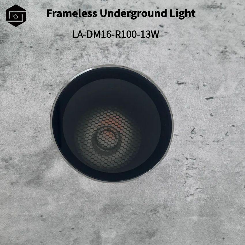 LED outdoor underground light frameless low-voltage DC24V 13W waterproof IP67  IK10 DALI  underground light  garden light