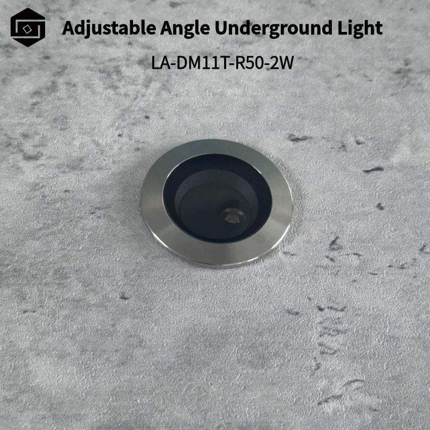 LED Outdoor Adjustable Angle 2W LED Outdoor Garden Path Floor Yard Landscape Spot Light IP67 Low Voltage DC24V Waterproof Buried Underground Lamp