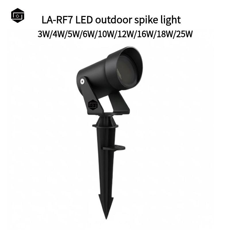 Landscape Spike Light A Fusion of Minimalist Aesthetics and Precision Optics 3W 4W 5W 6W 10W 12W 16W 25W IP65 IP66 all-weather protection against heavy rain and dust outdoor ground  Spike lights